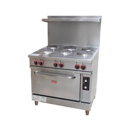 OMCAN CE-CN-0036-ET 36″ Electric Range with 6 Burners 3Ph, 208V