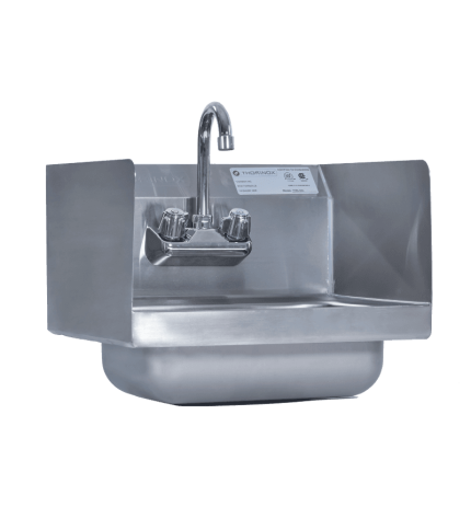 Wall Mounted Hand Sink With Splash Guard