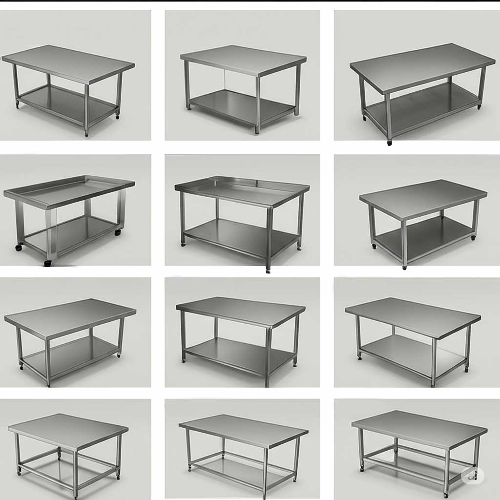 Tables Kind of Stainless Steel Work Tables Are Approved